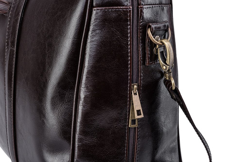 Brown men`s weekend bag HAMILTON